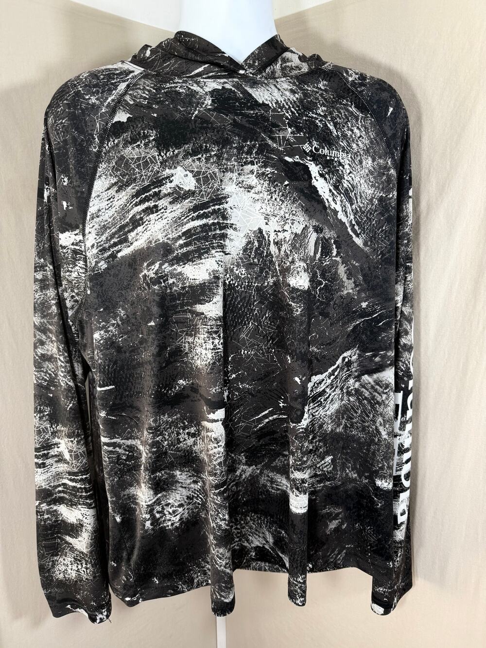 Columbia Mens PFG Terminal Tackle Hoodie XXL RealTree Fishing Camo